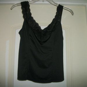SWEET RETRO LACEY BLACK CAMISOLE 6 M